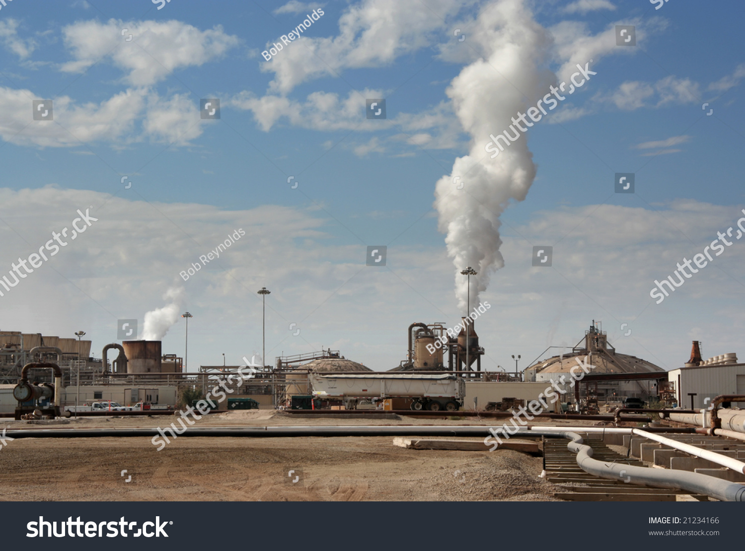 Geothermal Power Plant Near Salton Sea Stock Photo 21234166 - Shutterstock