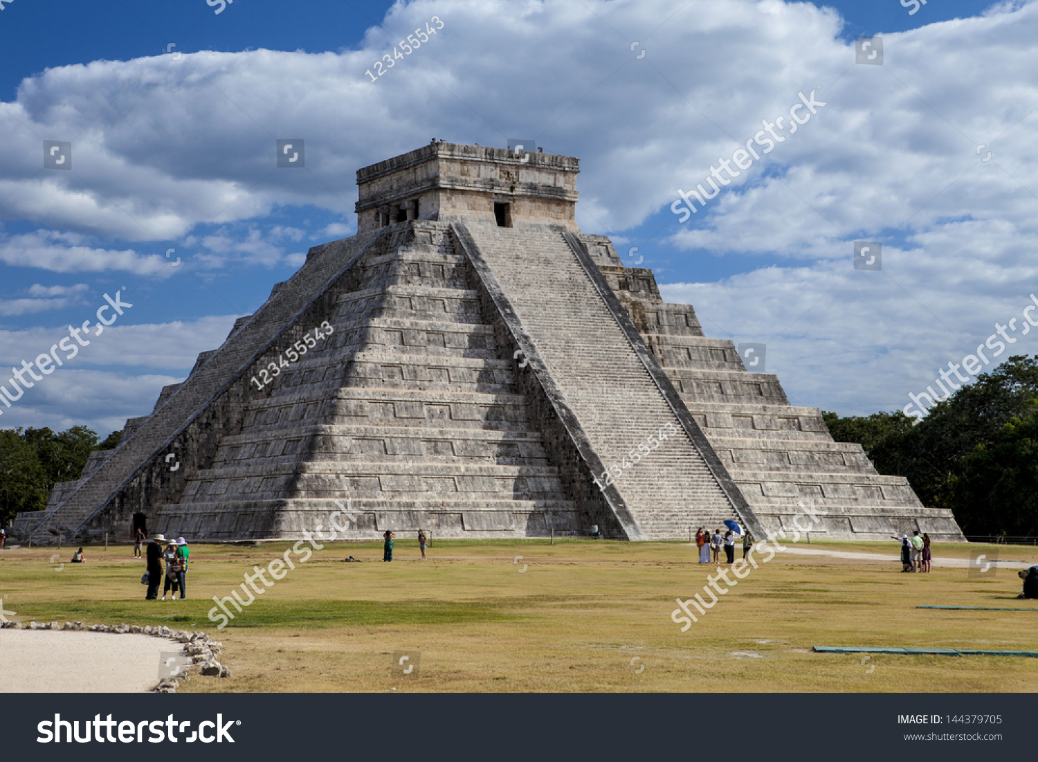 Goal Ball Court Chichen Itza Pyramid Stock Photo Edit Now