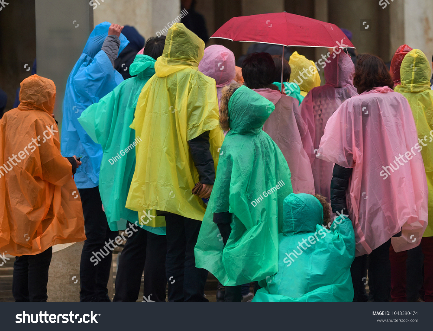 colorful raincoat