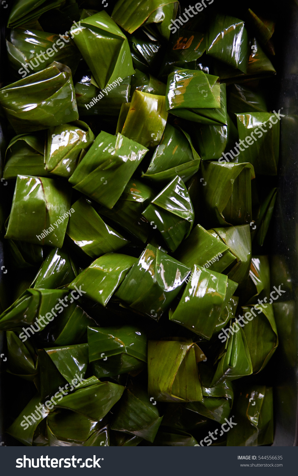 Group Tapai Pulut Tapai Pulut Traditional Stock Photo Edit Now 544556635