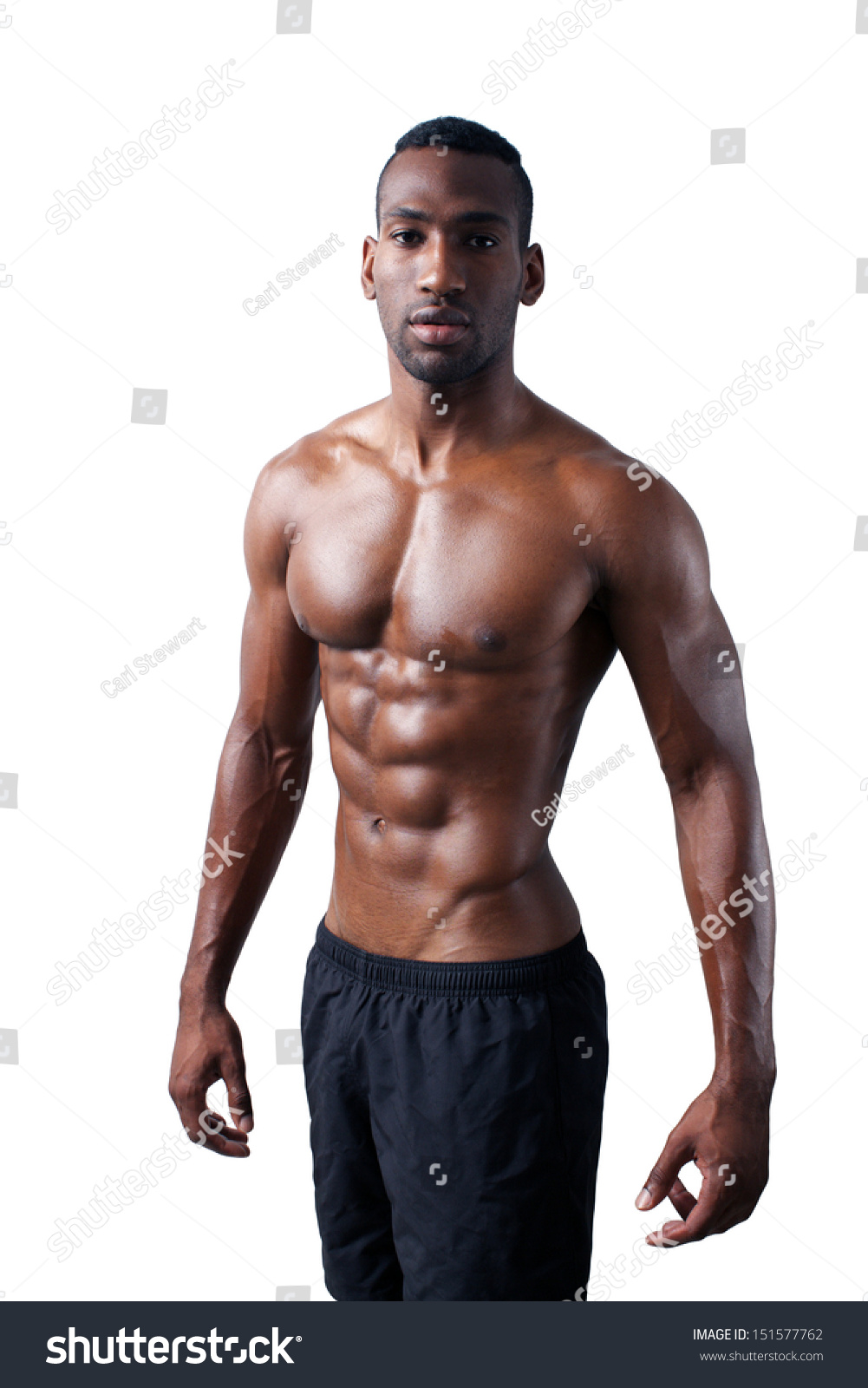 Muscular Black Actor 114