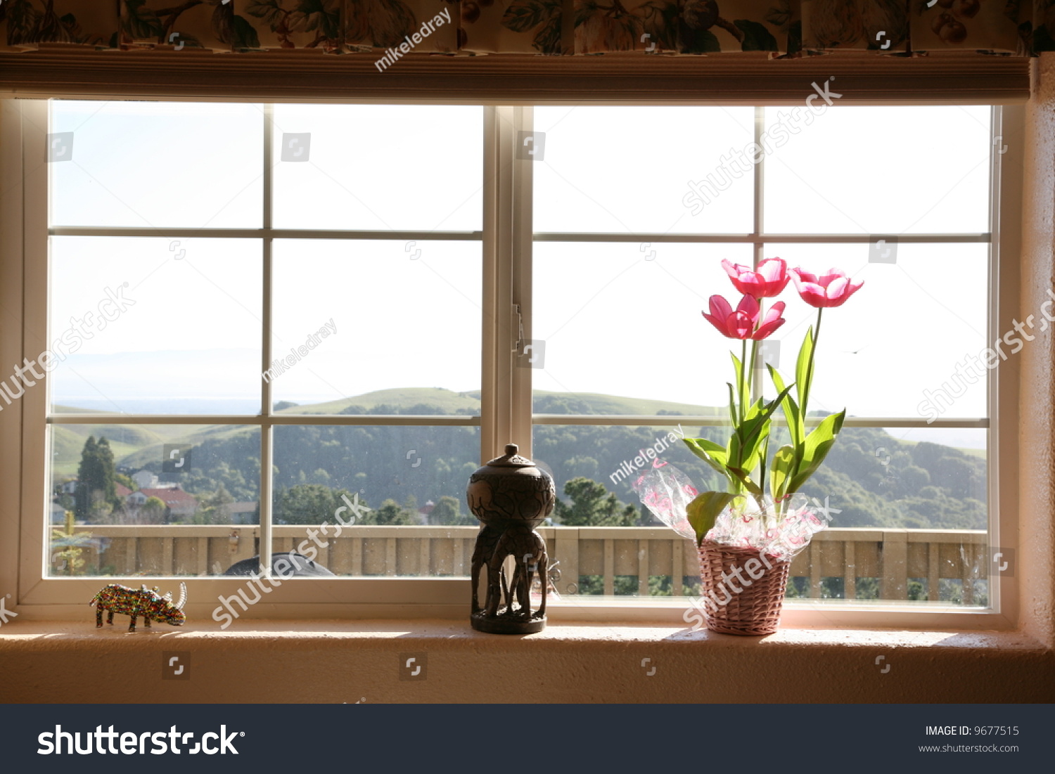 Kitchen Window Spectacular View Stock Photo 9677515 Shutterstock