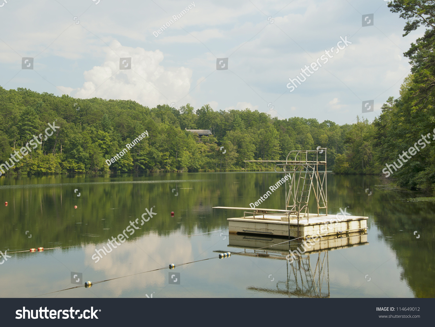 Lake Cabin Park Blue Ridge Mountains Stock Photo Edit Now 114649012