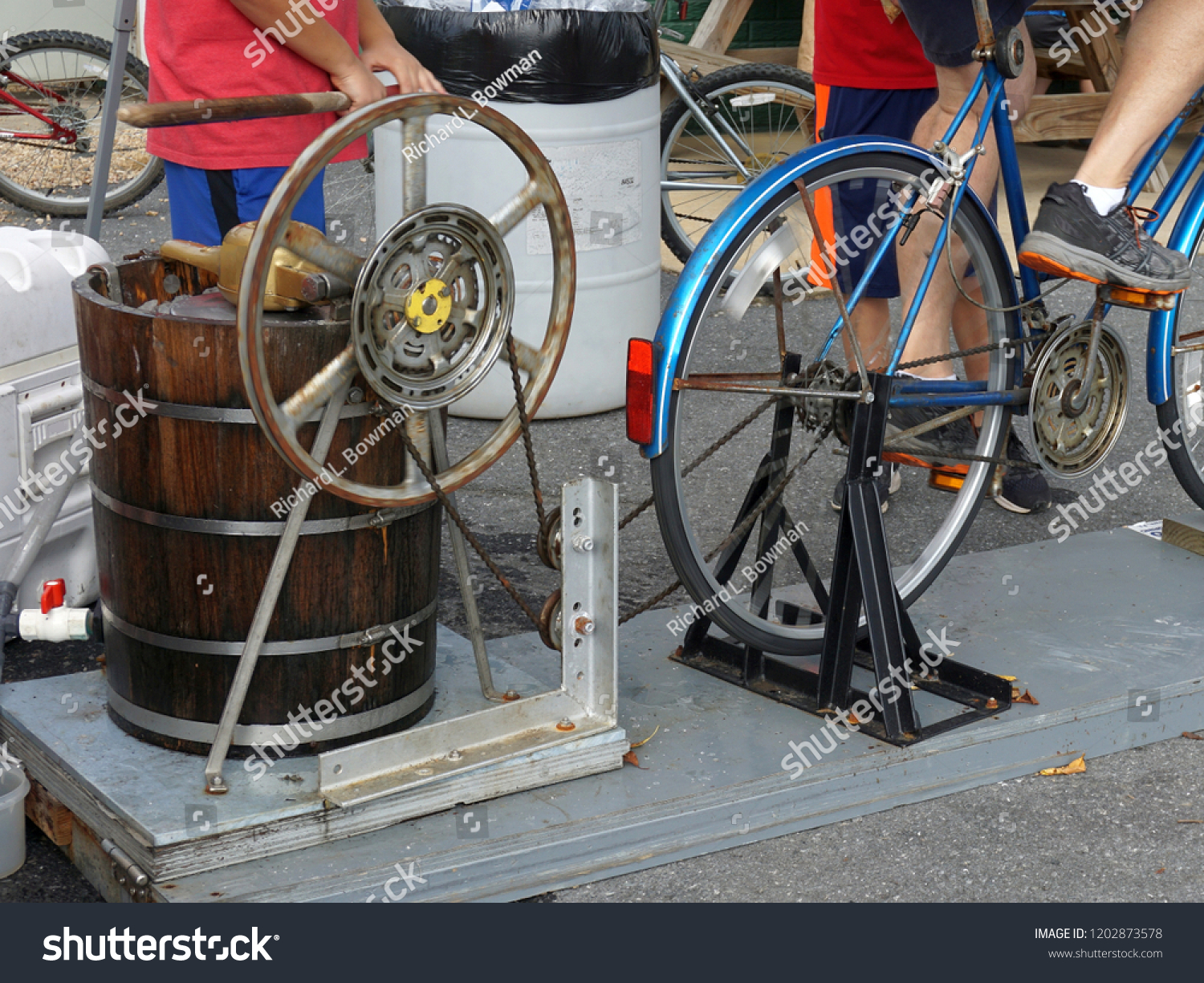 bicycle ice cream maker