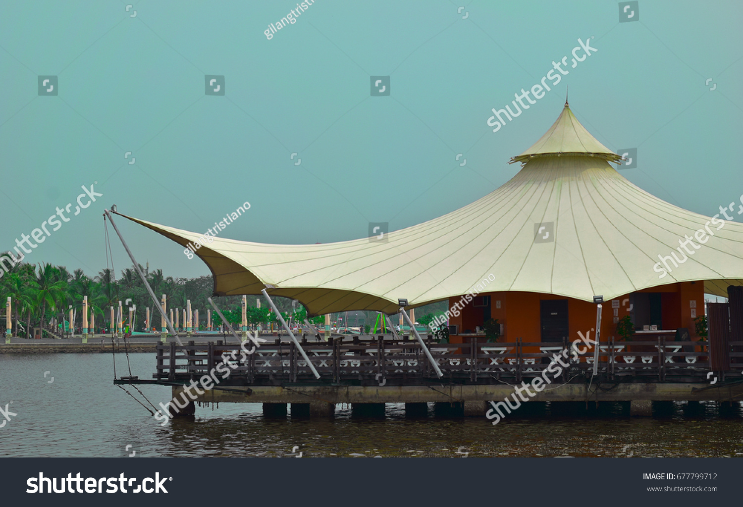 Large Tent Taman Impian Jaya Ancol Stock Photo Edit Now