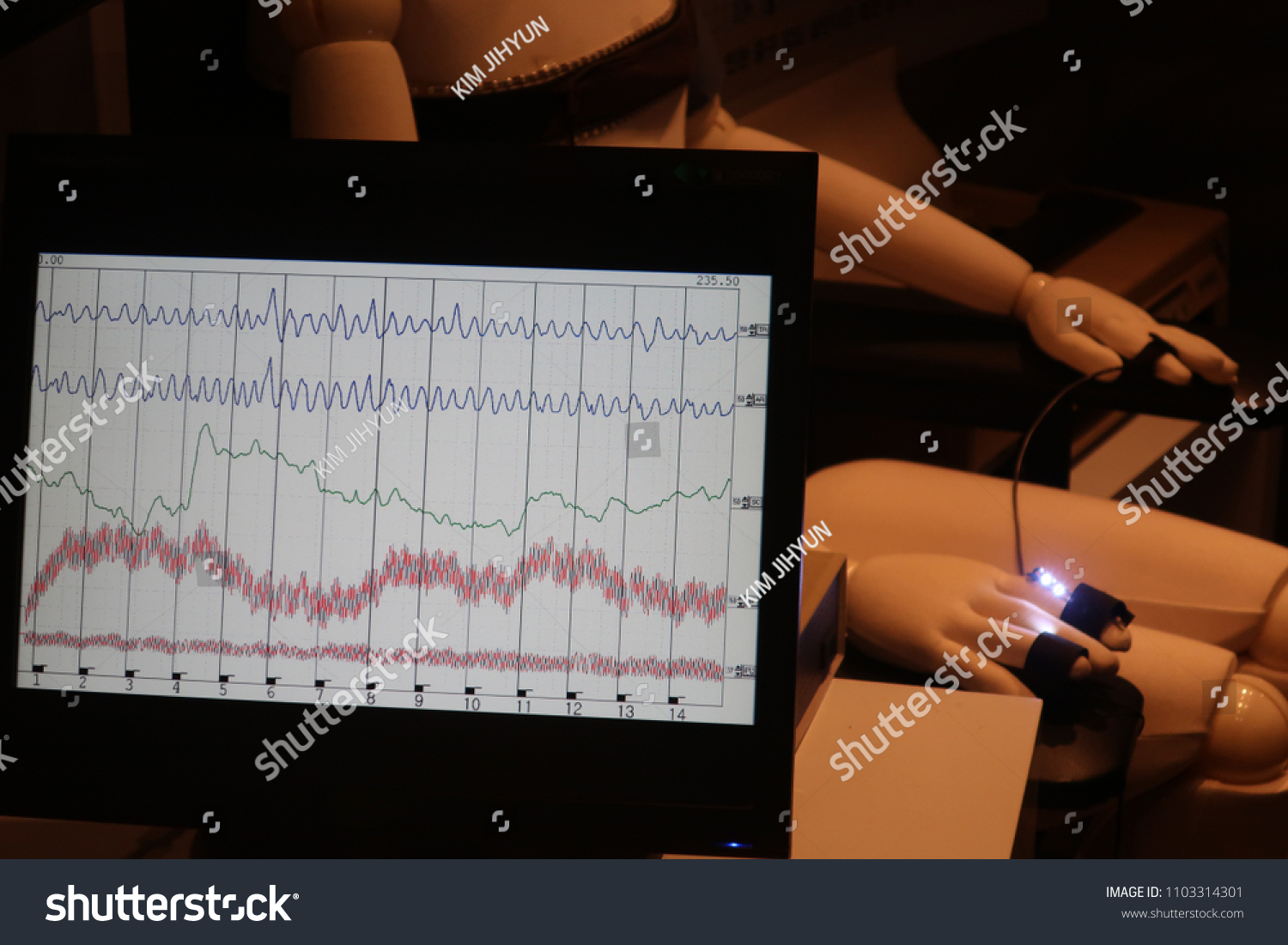 Lie Detector Test Stock Photo Edit Now 1103314301