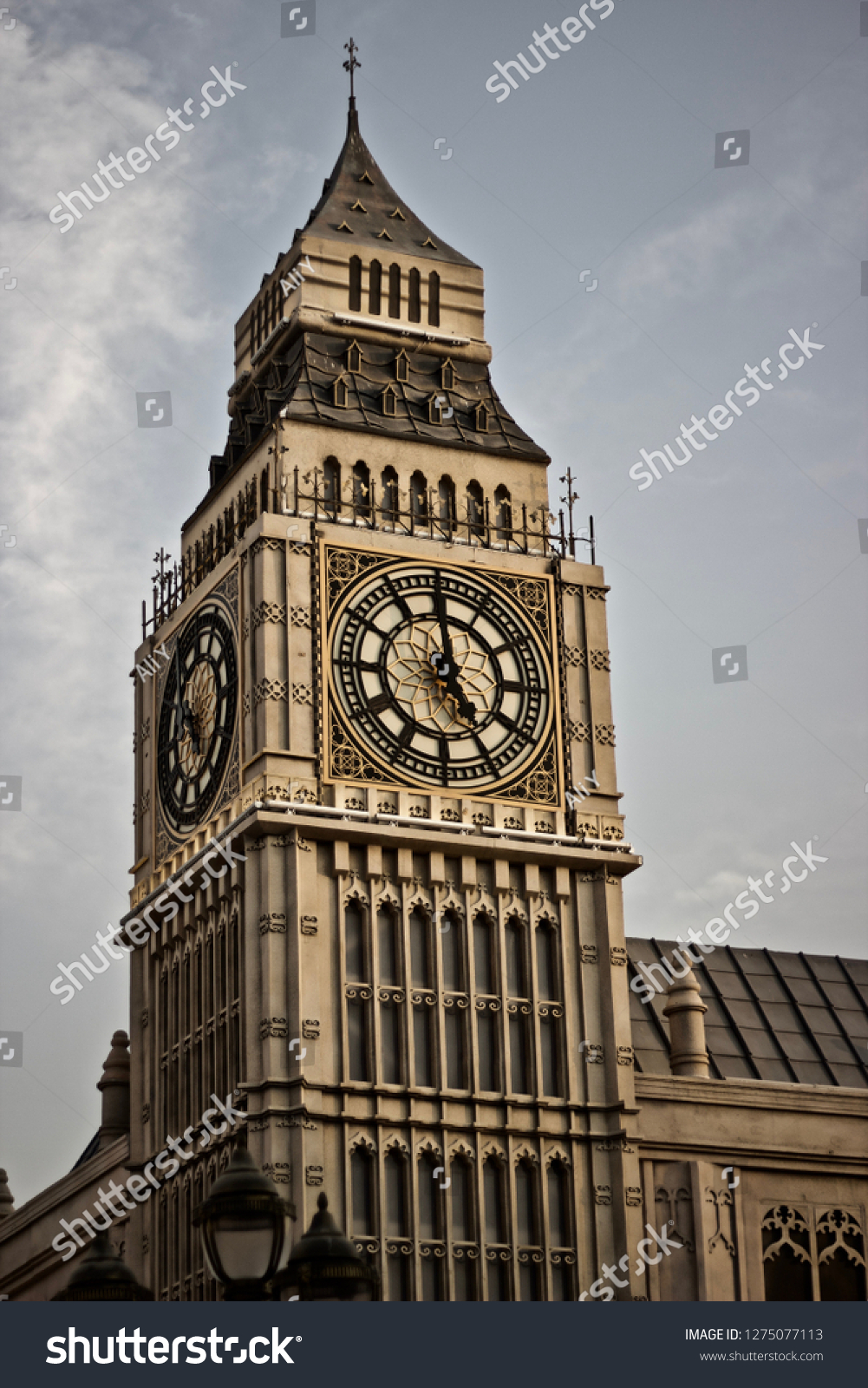 Life Size Model Big Ben Clock Stock Photo Edit Now