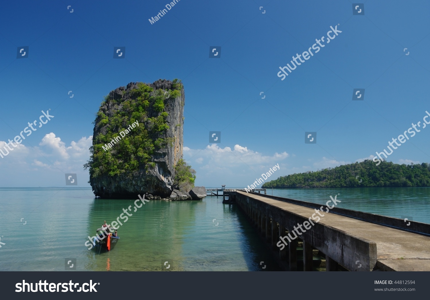 A Limestone Karst Island At Talo Wao Bay, Ko Tarutao. Tarutao National ...