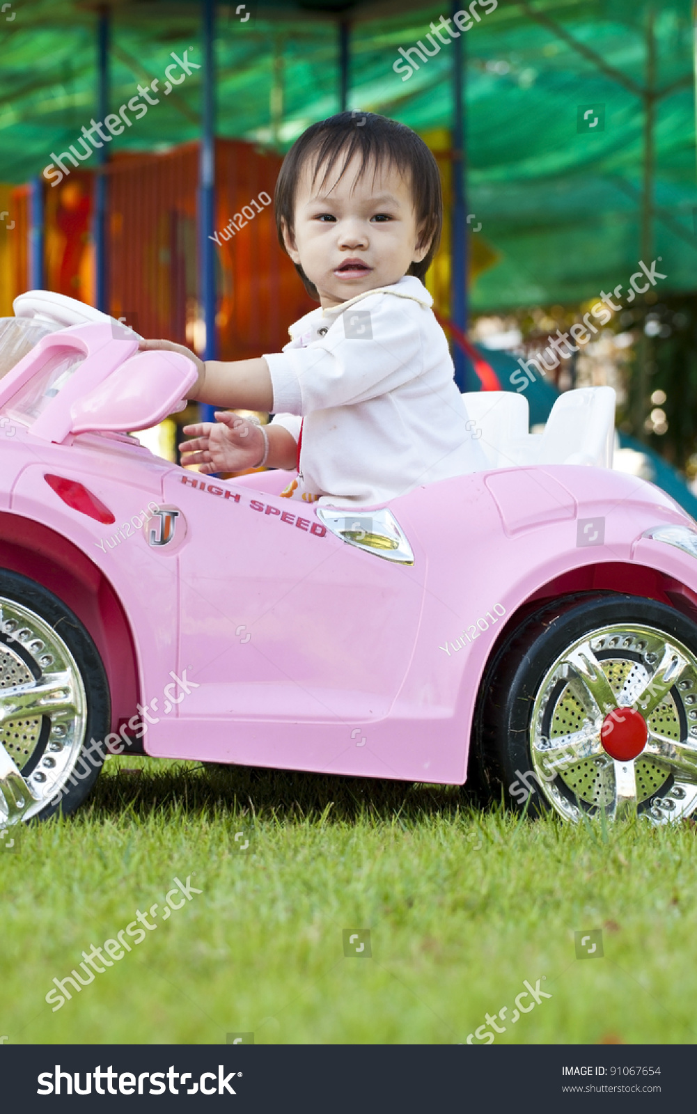 pink car for little girl