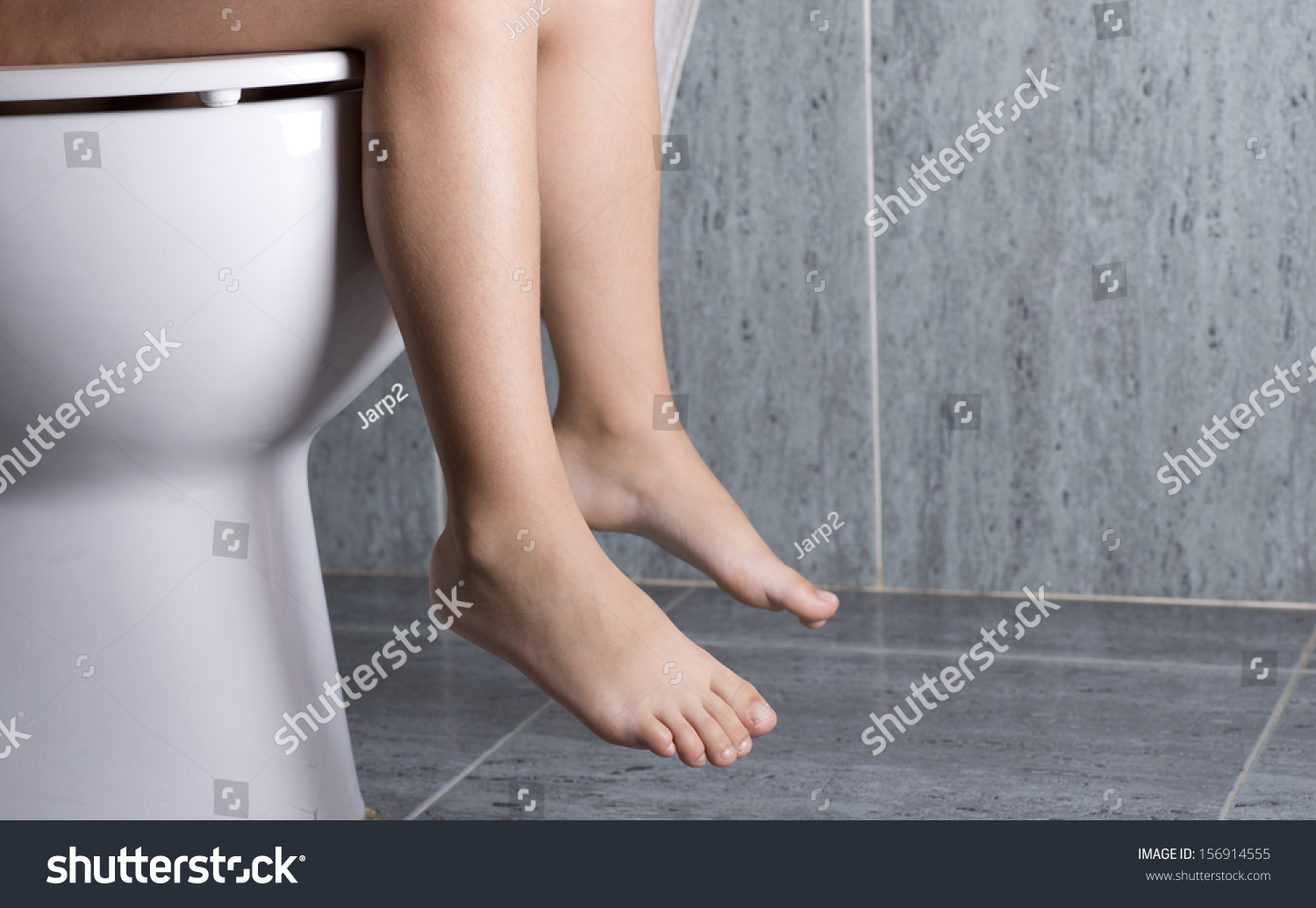girl peeing close to camra