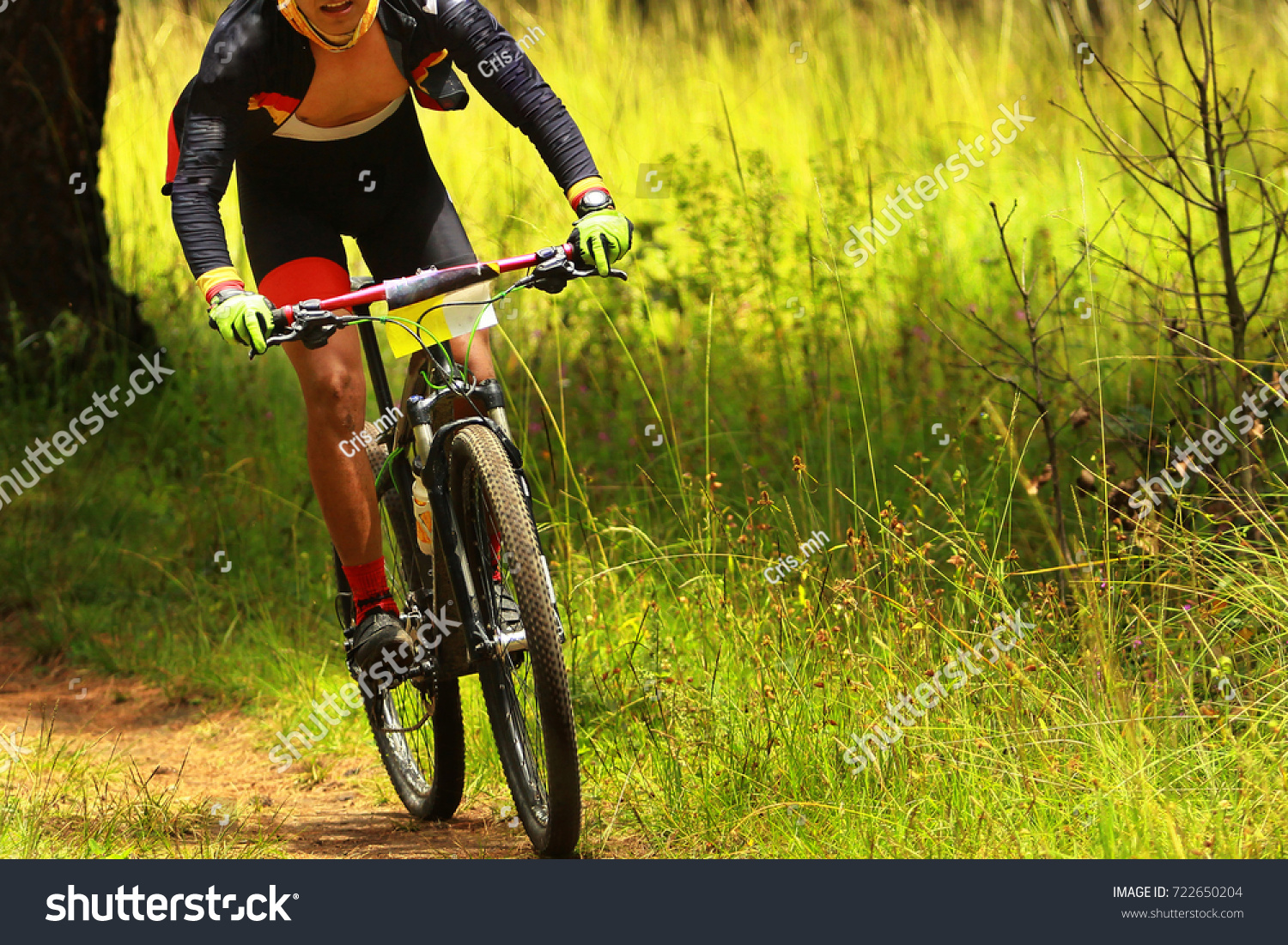 male mountain bike