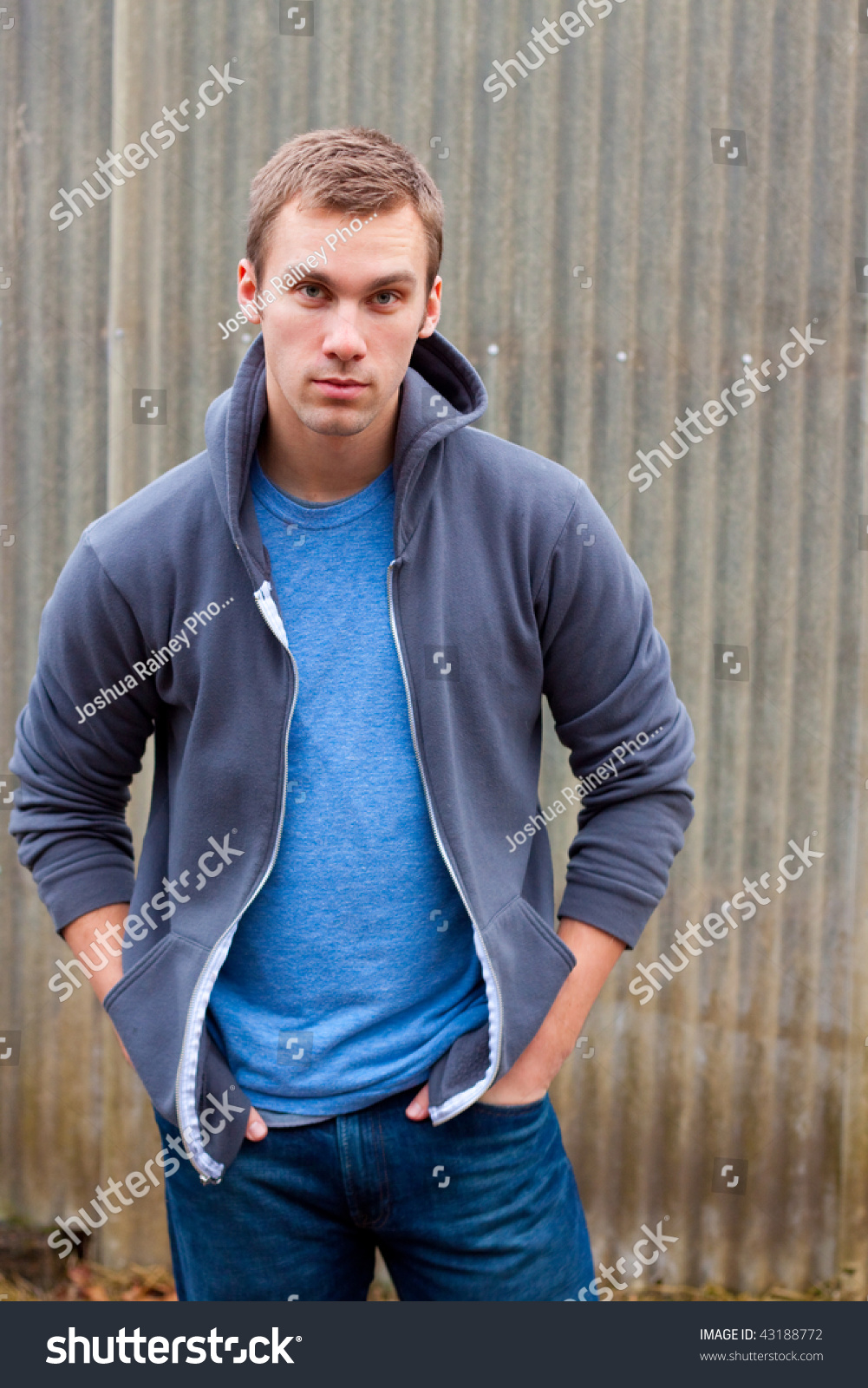 A Man In His Mid-20'S Poses For Some Lifestyle Portraits In Fashionable ...