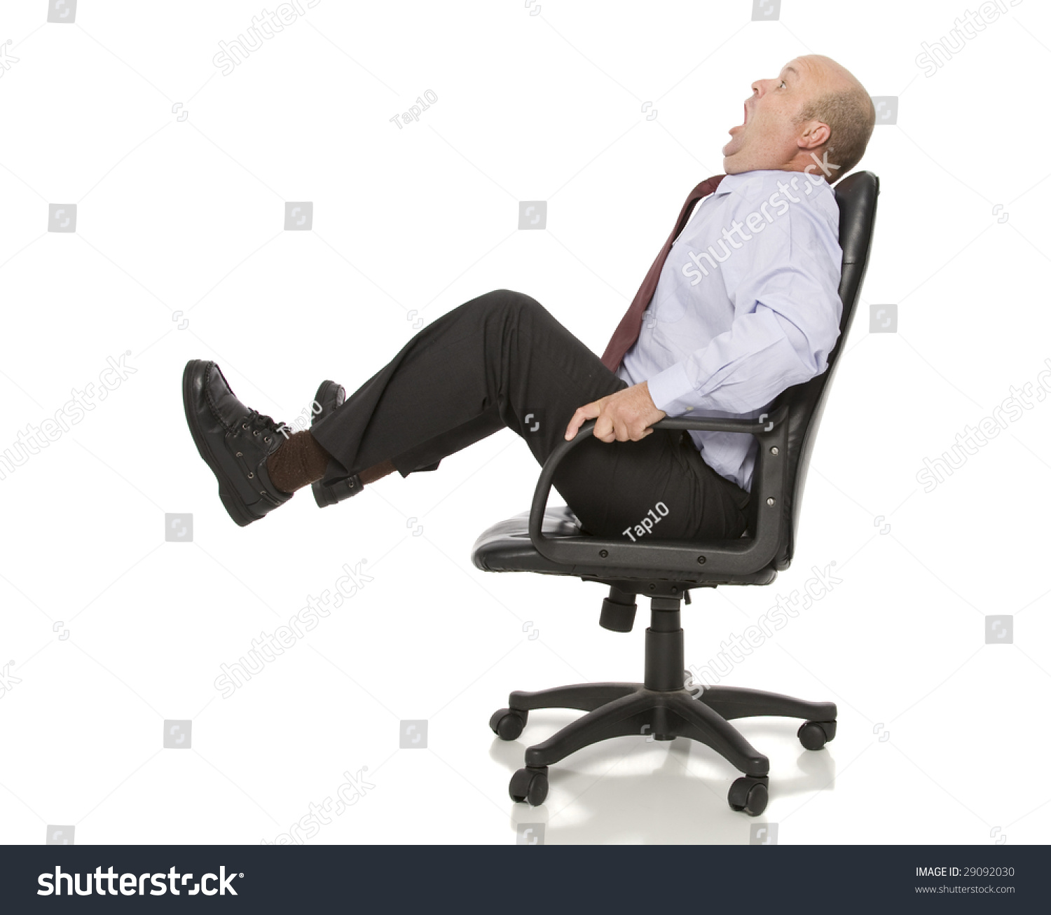 man riding on his chair moving stock photo edit now 29092030