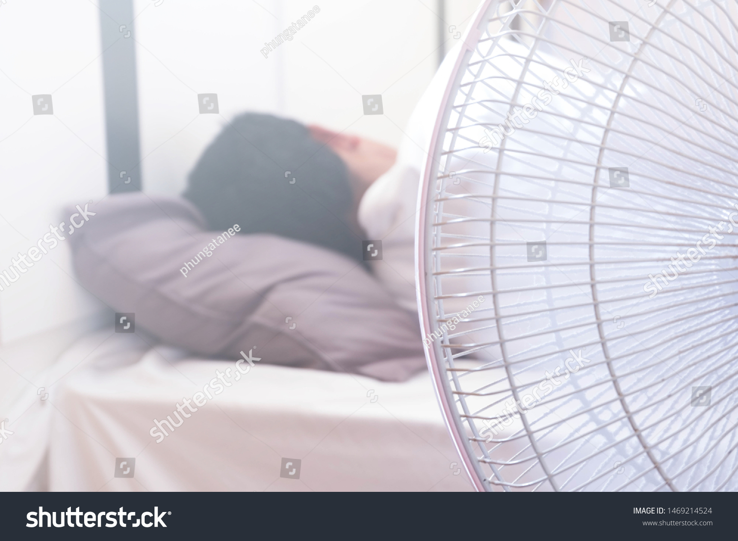 2,622 Sleeping with fan on Images, Stock Photos & Vectors Shutterstock