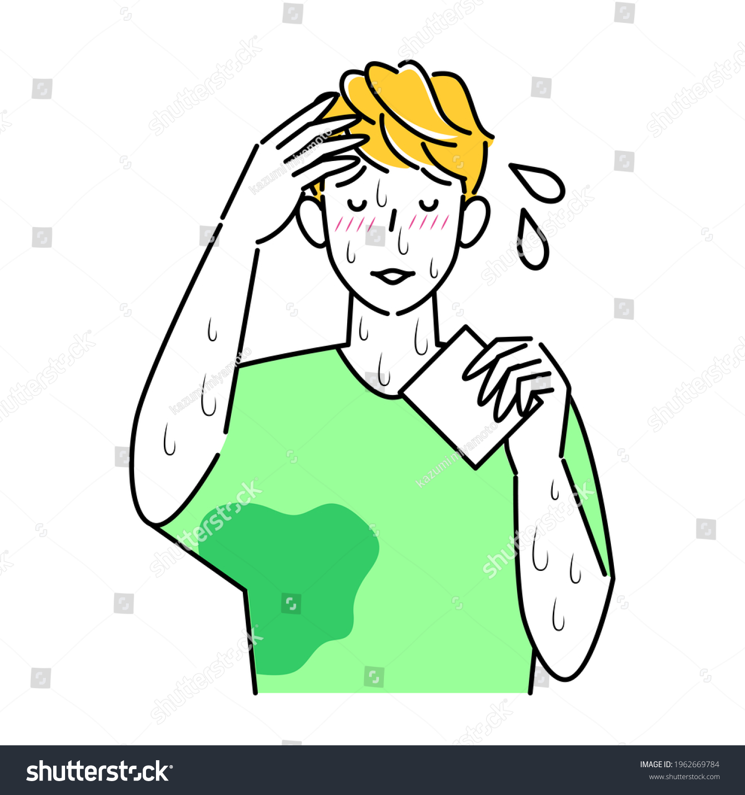 1,858 Sweating nervous Stock Illustrations, Images & Vectors | Shutterstock