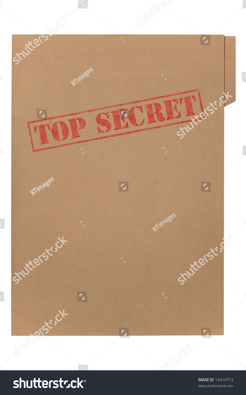 Manila Folder Faded Words Top Secret Stock Photo 14414713 - Shutterstock