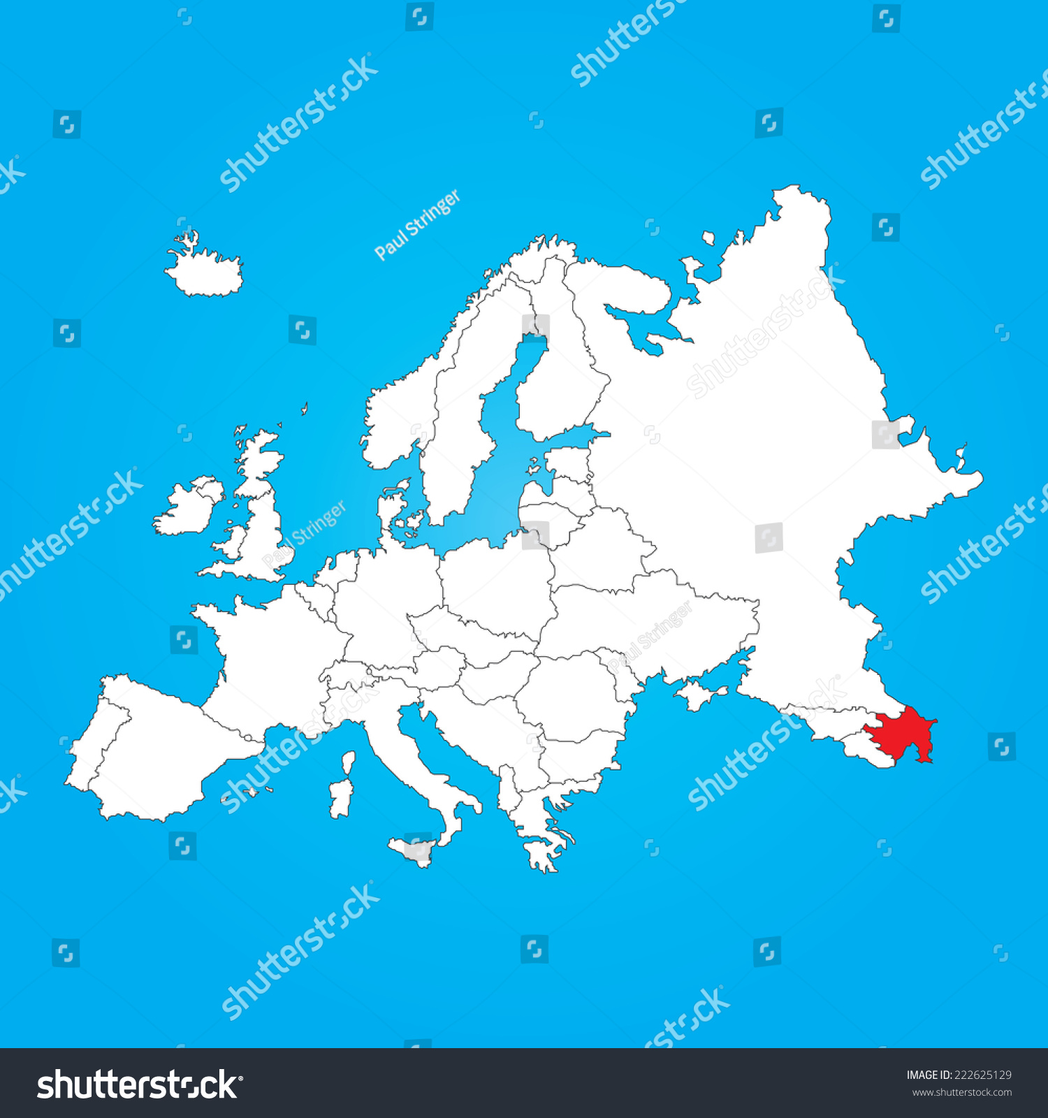 Genovia On World Map Map Europe Selected Country Azerbaijan Stock Illustration 222625129 |  Shutterstock