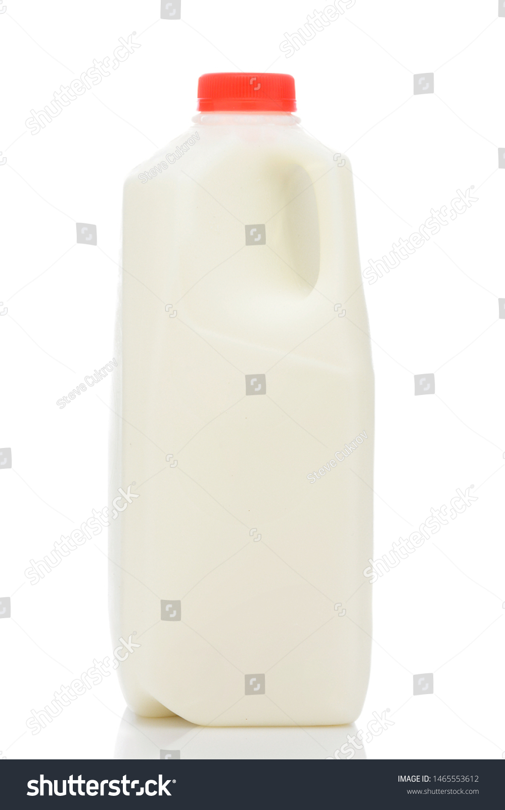 Download One Quart Plastic Bottle Milk Red Stock Photo Edit Now 1465553612 PSD Mockup Templates