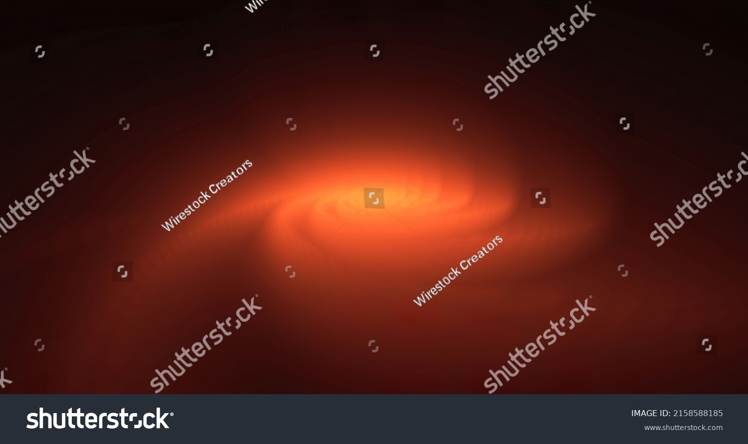 Orange Spiral On Black Galaxy Background Stock Illustration 2158588185 ...