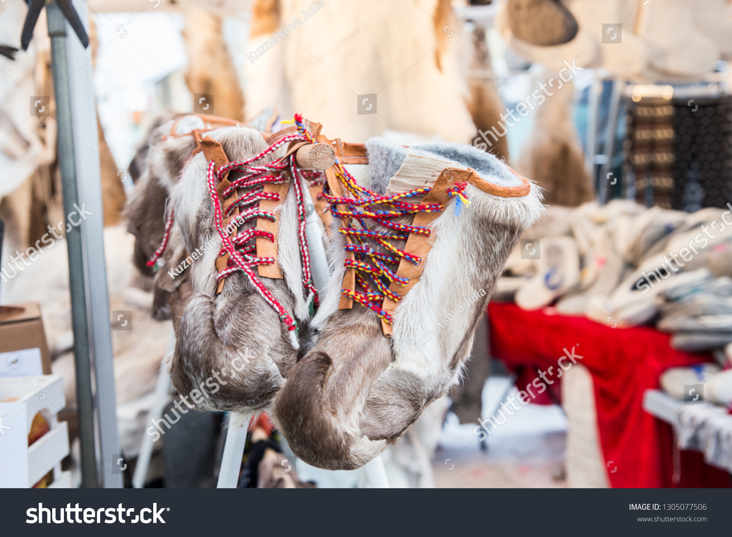 reindeer skin boots