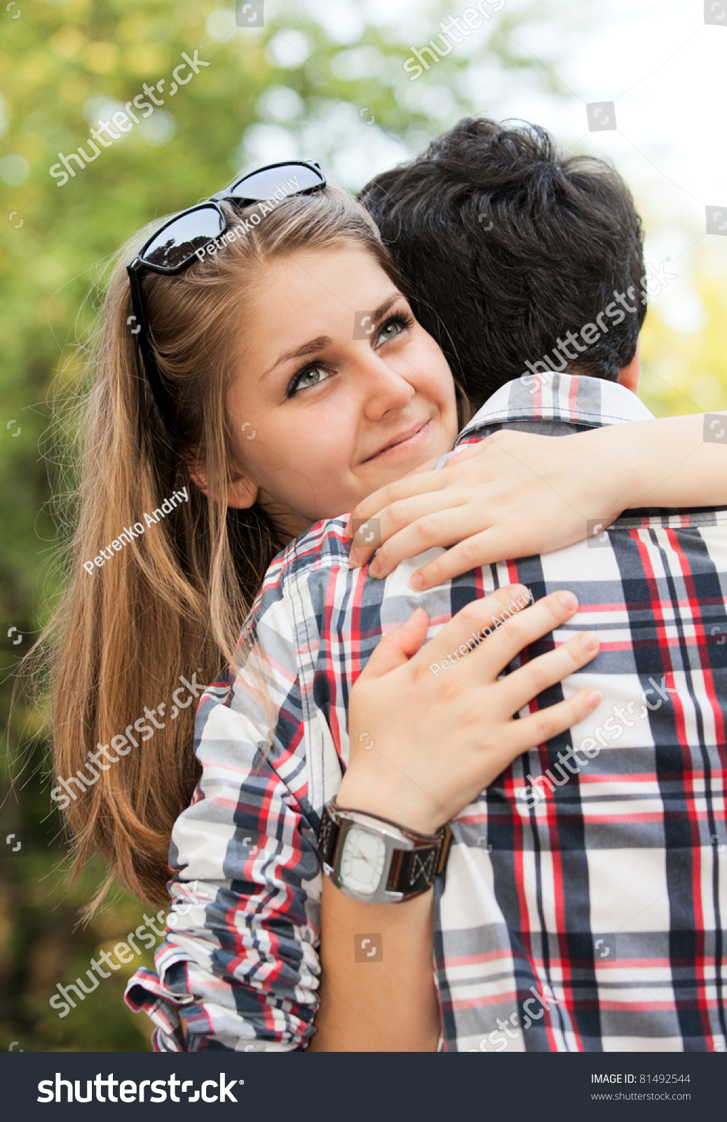 Portrait Sweet Couple Love Stock Photo 81492544 - Shutterstock