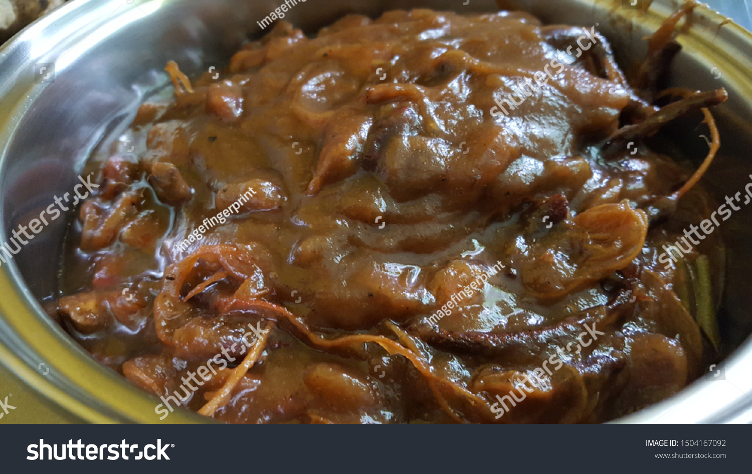 Pot Trinidad Tobagos Original Tamarind Stew Stock Photo Edit Now
