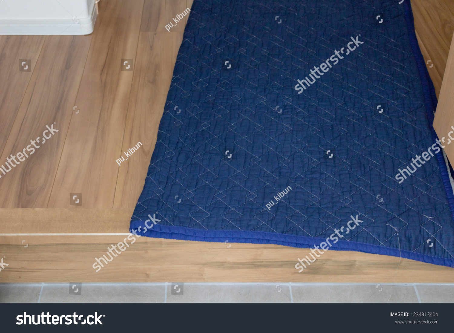 Protective Covering On Floor Stock Photo Edit Now 1234313404