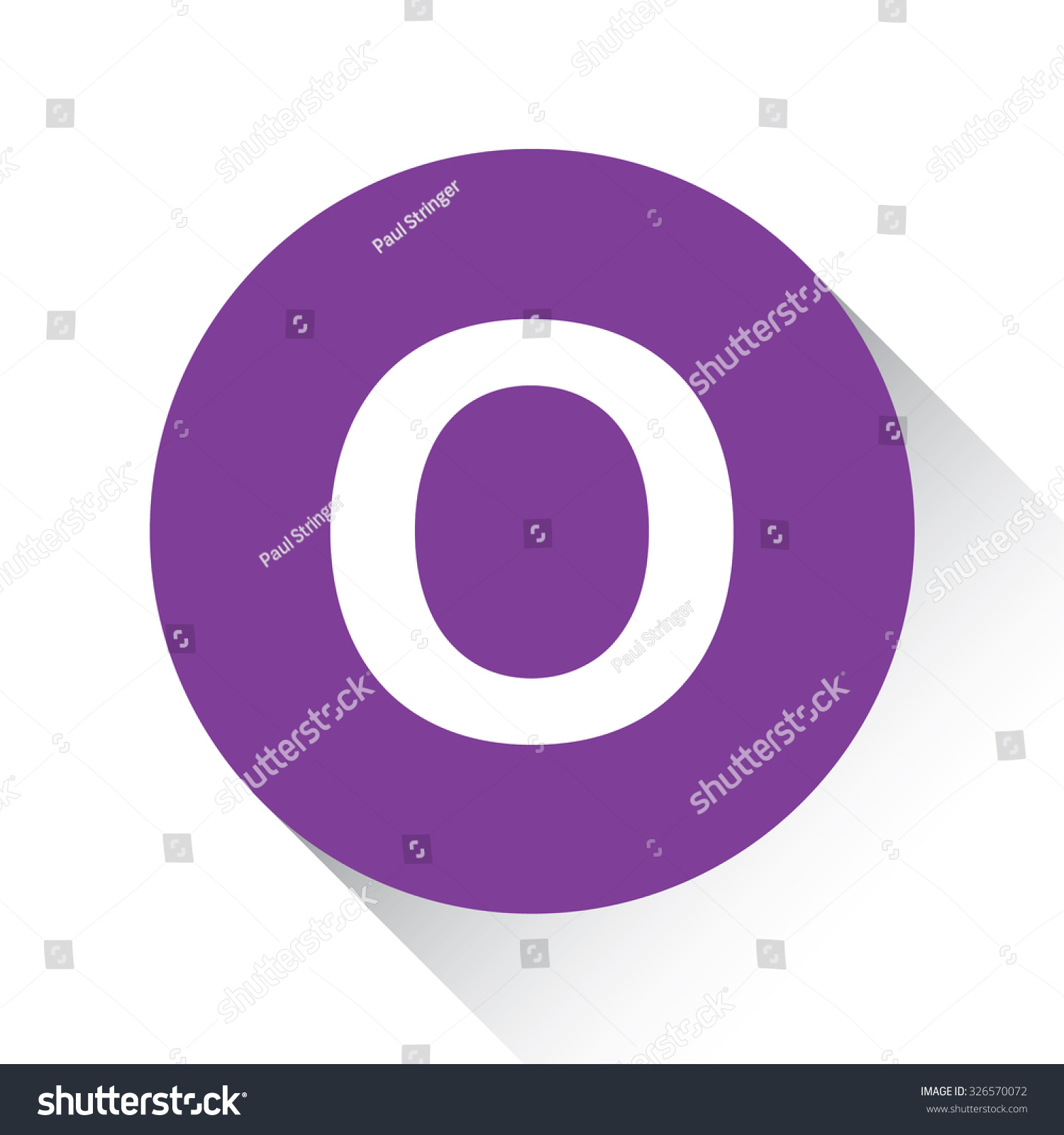 Purple Icon Isolated On White Background Stock Illustration 326570072