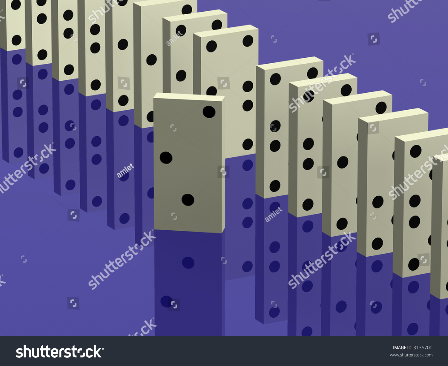 A Quantity Of Subjects For A Domino, Exposed In Some Sequence. Figure ...