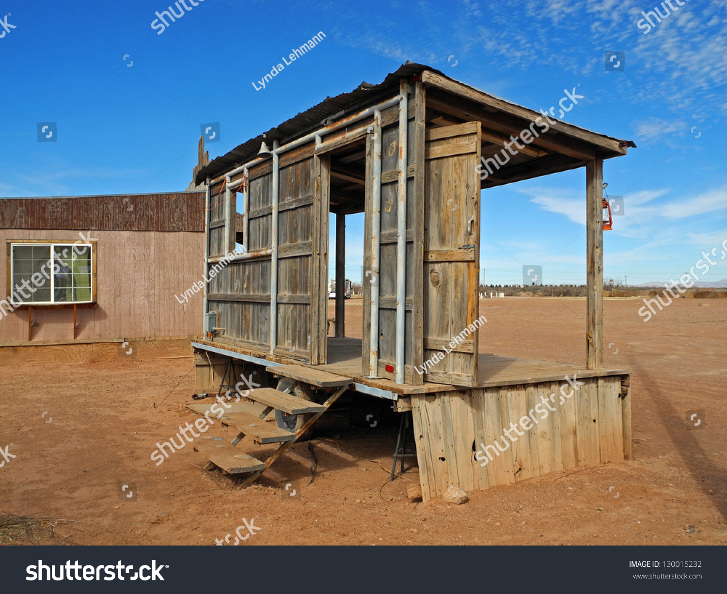 Ramshackle Vintage Building Opens Onto Great Stock Photo Edit Now