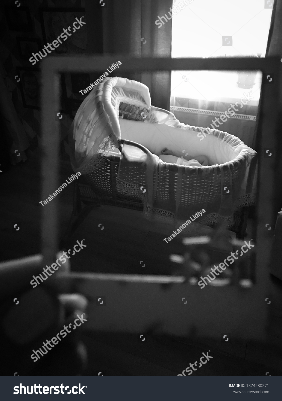 window baby cradle