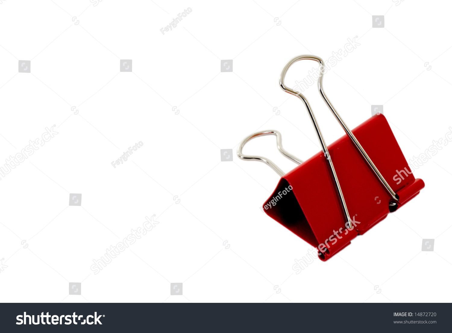 red binder clips