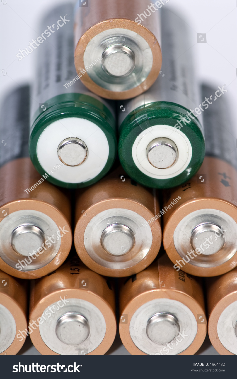 Row Different Types Aa Batteries Stock Photo 1964432 Shutterstock