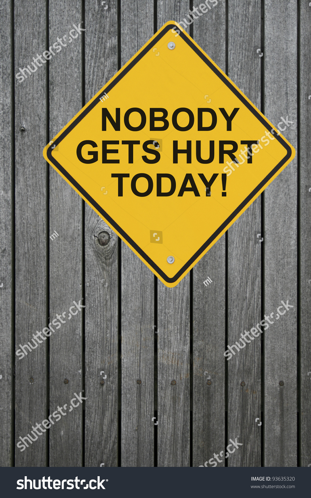 Safety Sign Indicating Nobody Gets Hurt Stock Photo Edit Now 93635320 safety-sign-indicating-nobody-gets-hurt-stock-photo-edit-now-93635320