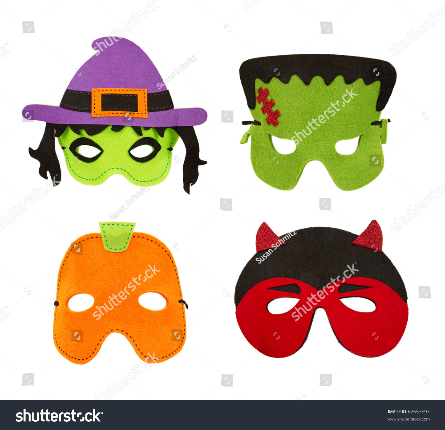 Clipart halloween masks