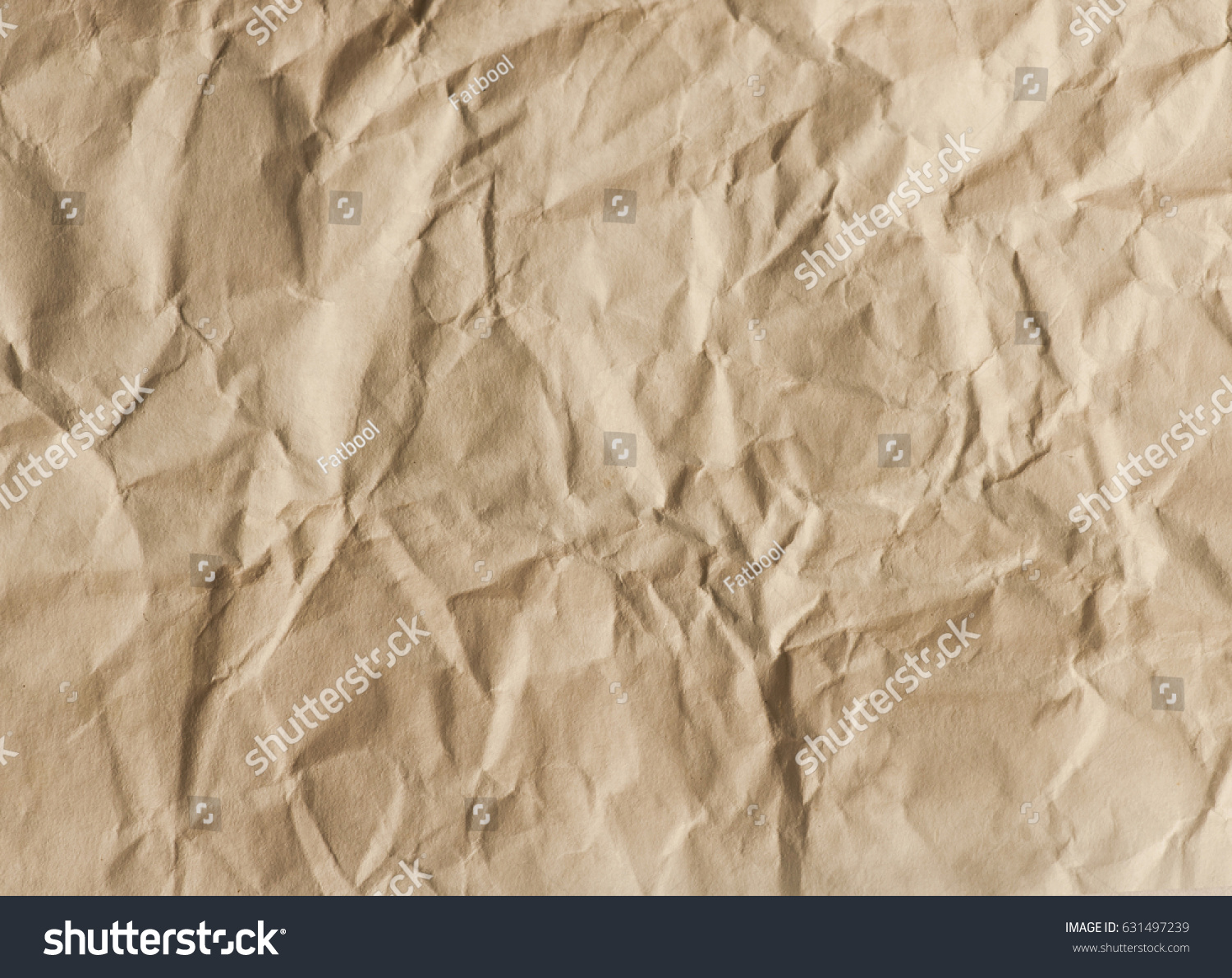 Sheet Creased Paper Stock Photo 631497239 | Shutterstock