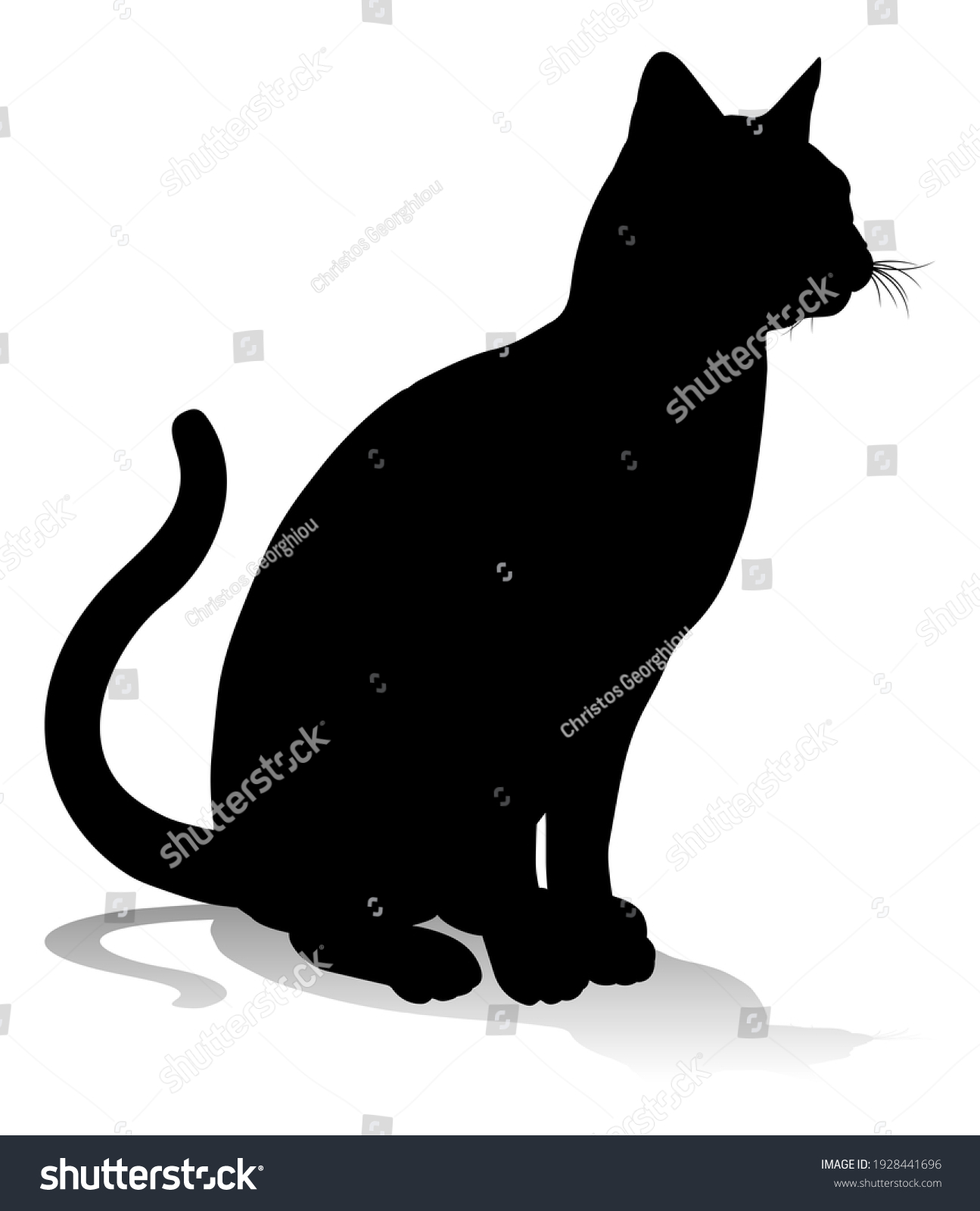 353 Cat sillouette Images, Stock Photos & Vectors | Shutterstock