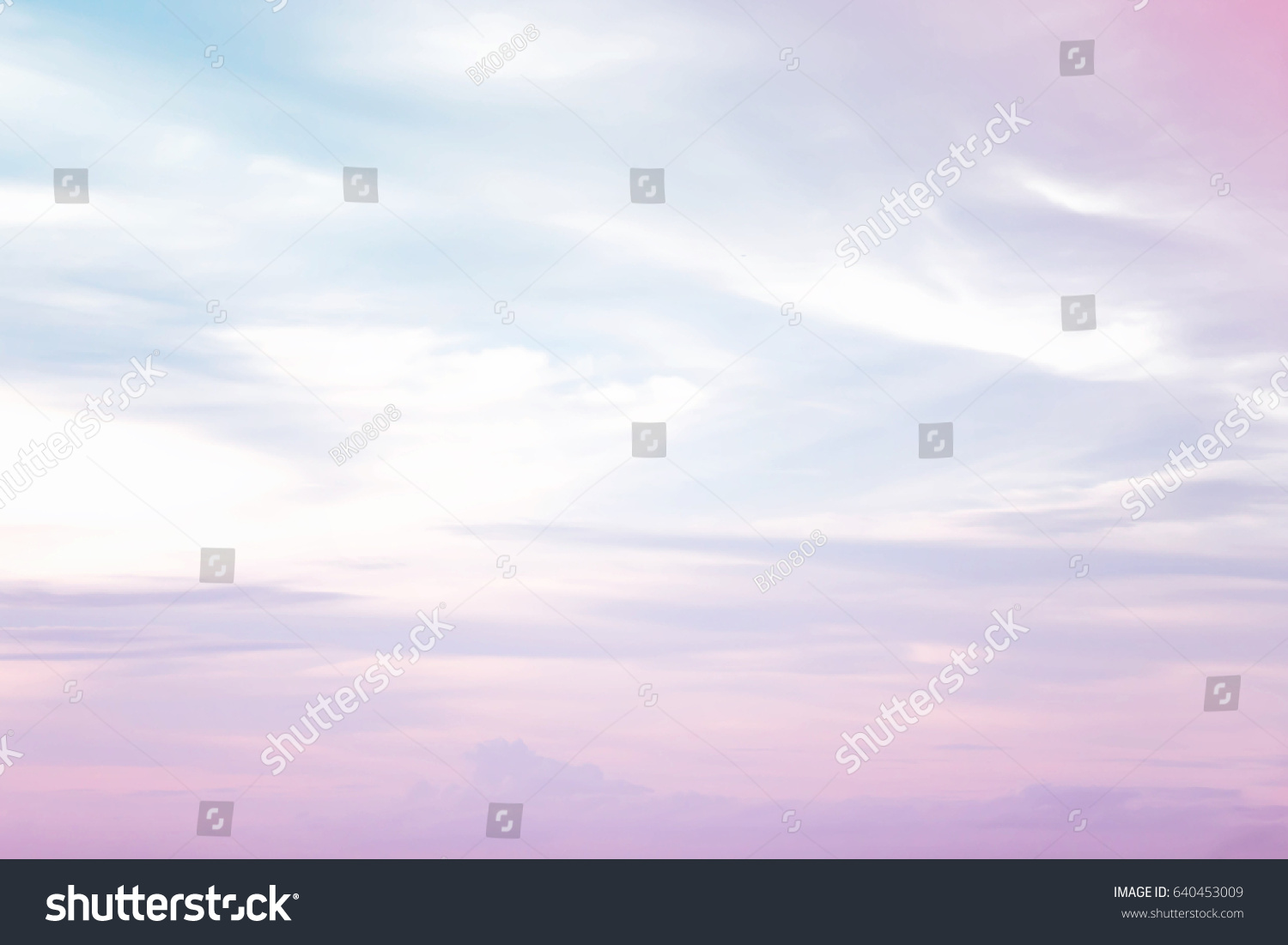 Soft Sky Cloud Background Pastel Colorabstract Stock Photo 640453009 ...