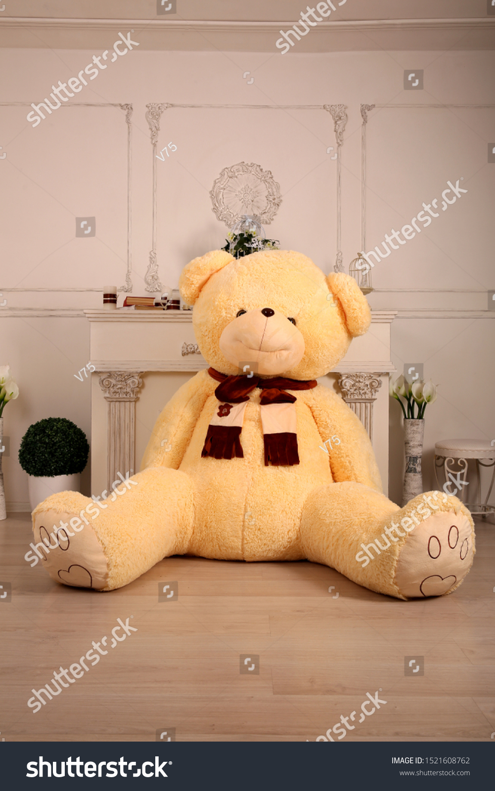 big yellow teddy bear