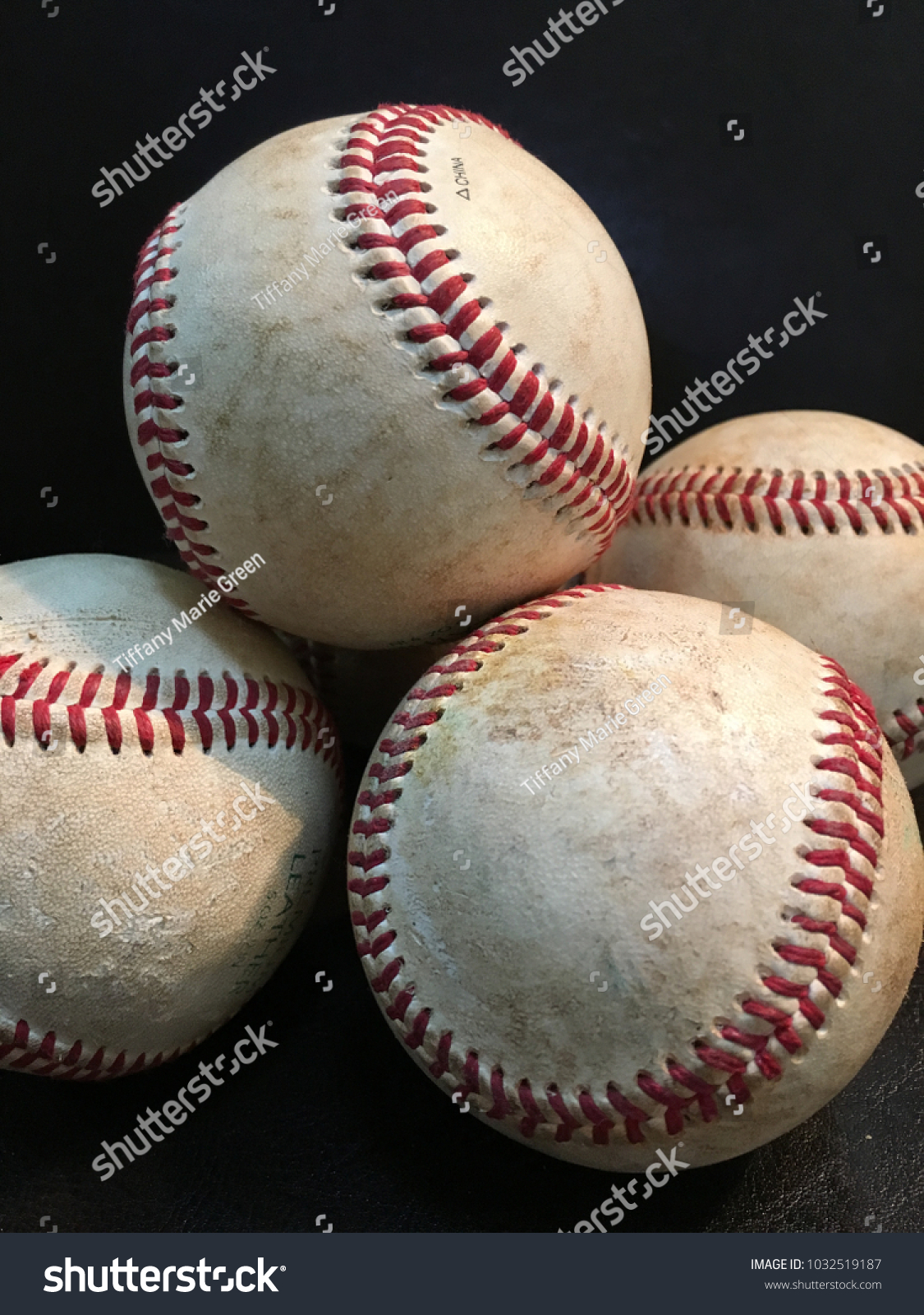 stack baseballs stock photo edit now 1032519187 shutterstock