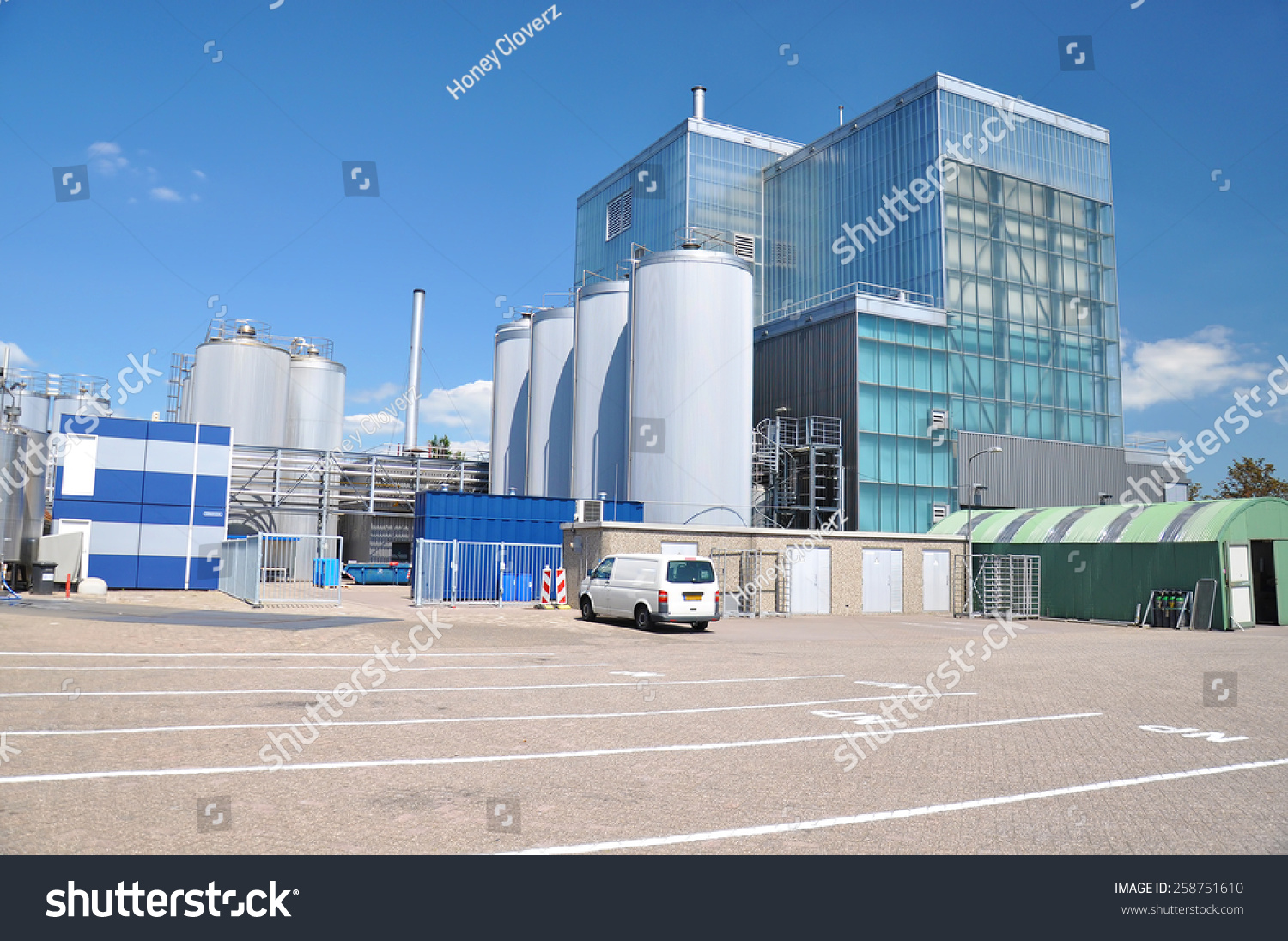 A Typical Cheese Factory Stock Photo 258751610 : Shutterstock