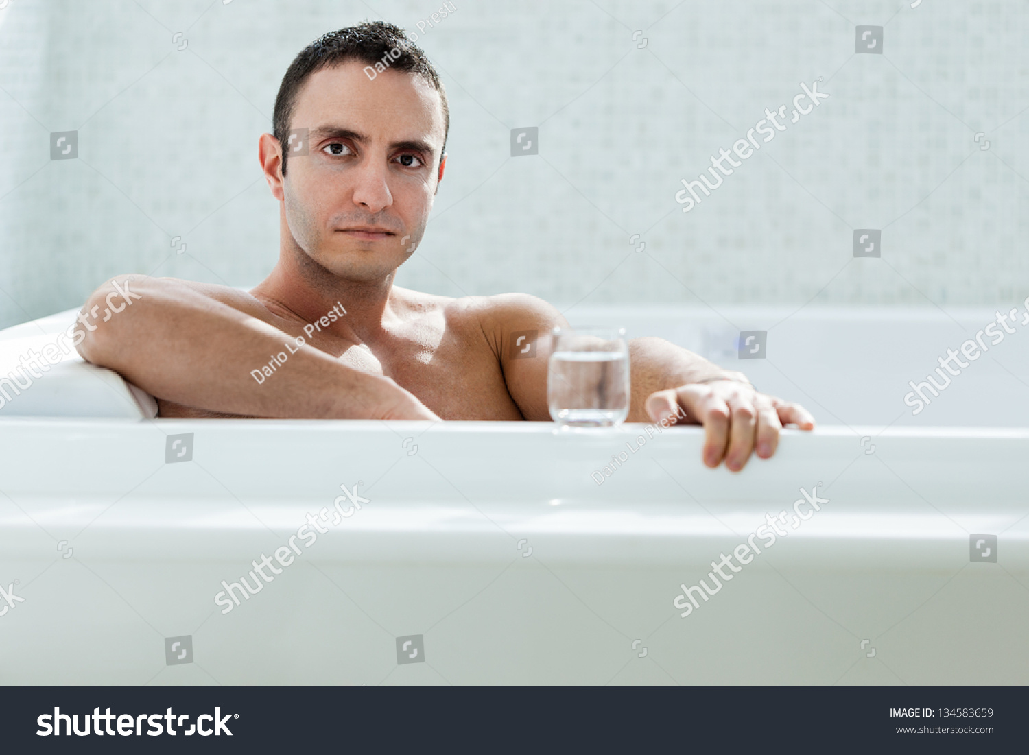 Very Muscular Fit Man Relaxing Luxury Stock Photo 134583659 - Shutterstock