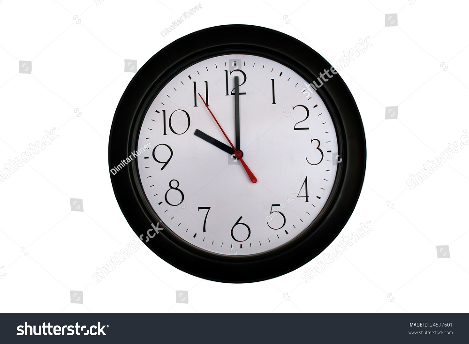 A Very Nice Shot Of A Clock Showing 10 O'Clock Stock Photo 24597601 ...