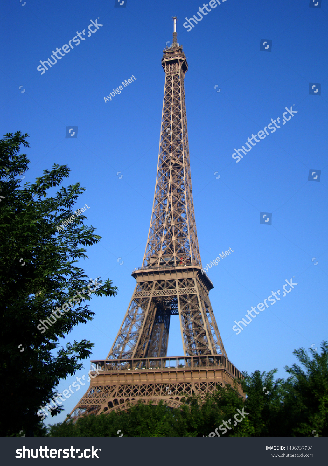 View La Tour Eiffel Eiffel Tower Stock Photo Edit Now 1436737904