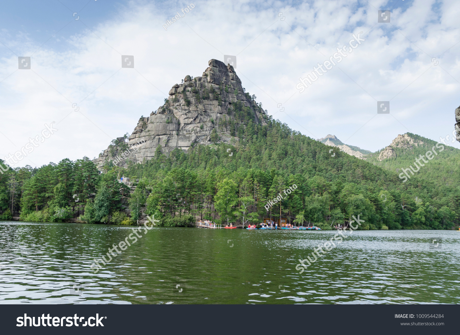 View Lake Borovoe Kazakhstan Stock Photo Edit Now