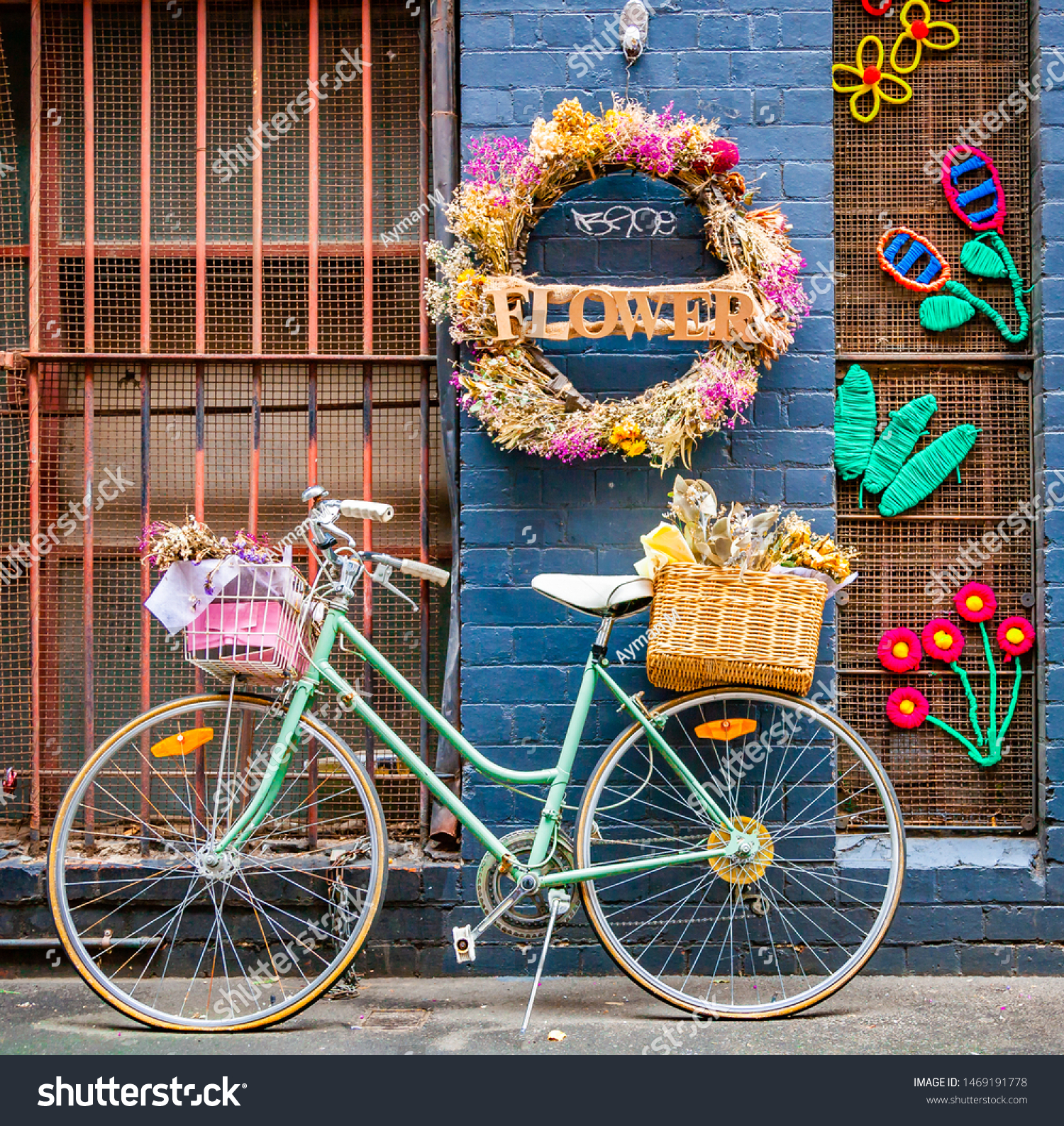 bike and basket