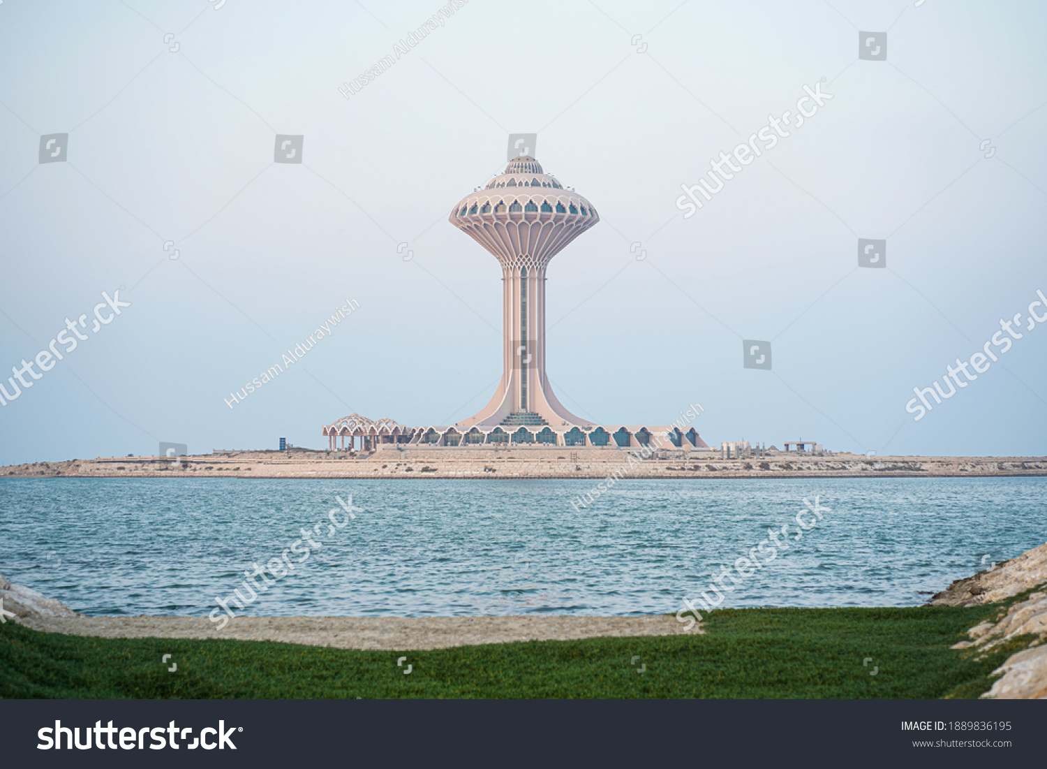 Water Tower Khobar Corniche Saudi Arabia Stock Photo (Edit Now) 1889836195