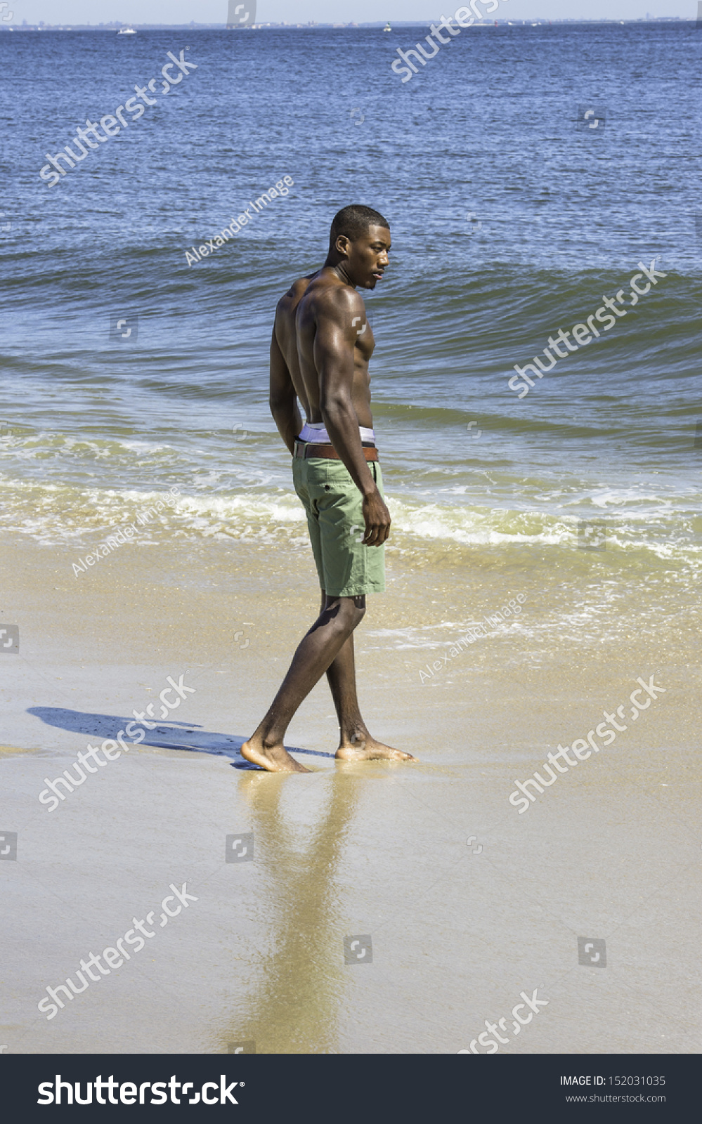 african naked on the beach