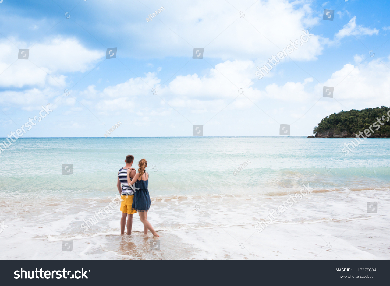 Young Happy Couple Caribbean Jamaica Stock Photo 1117375604 | Shutterstock