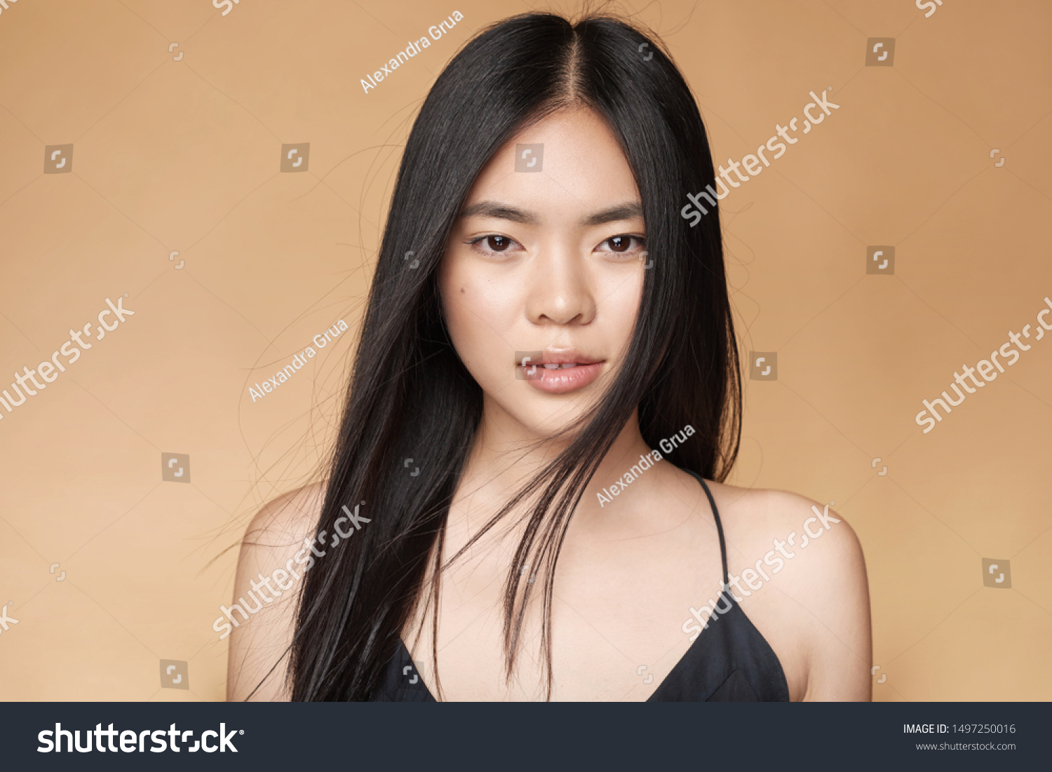 Asian Girl Black Telegraph 
